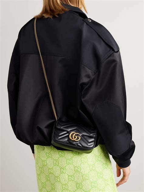 gucci super mini marmont dimensions|gg marmont mini shoulder bag.